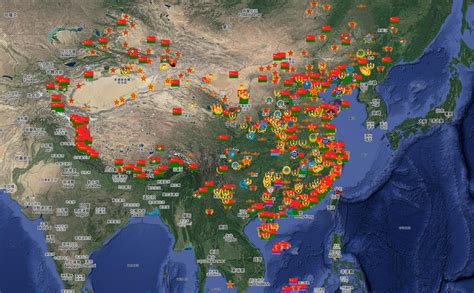 Chinese Military Base Locations