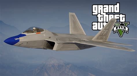 F 22 Raptor Mod In Gta V F 22 Raptor Top Speed Test Youtube