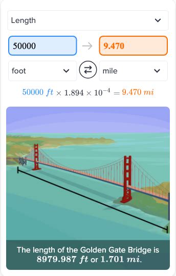 Flexi Answers What Is The Equivalent Of 50000 Feet In Miles Ck 12