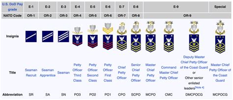 Guide To Identifying Coast Guard Enlisted Uniform Components