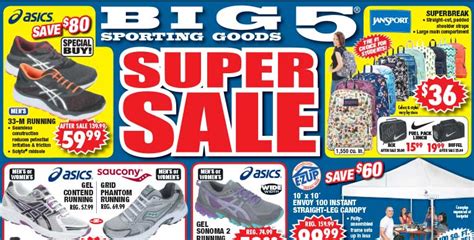 How To Find Big 5 Sporting Goods Store Hours?