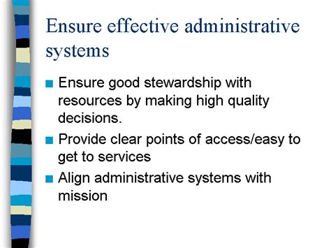 How To Implement Efficient Administrative Systems