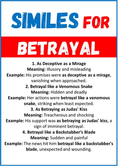 Other Words For Betrayal