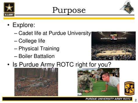 Ppt Purdue Army Reserve Officers Training Corps Rotc Powerpoint