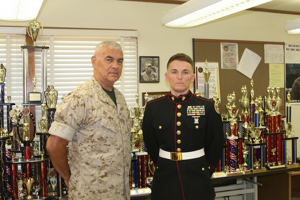 Quantico Middle High School Student Wins Marine Corps Junior Rotc Award